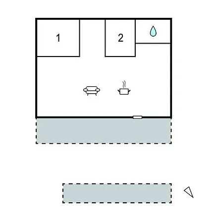 Apartmán 1 Bedroom Beautiful In *